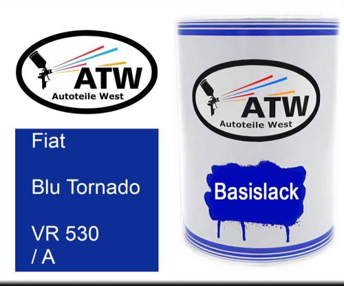 Fiat, Blu Tornado, VR 530 / A: 500ml Lackdose, von ATW Autoteile West.
